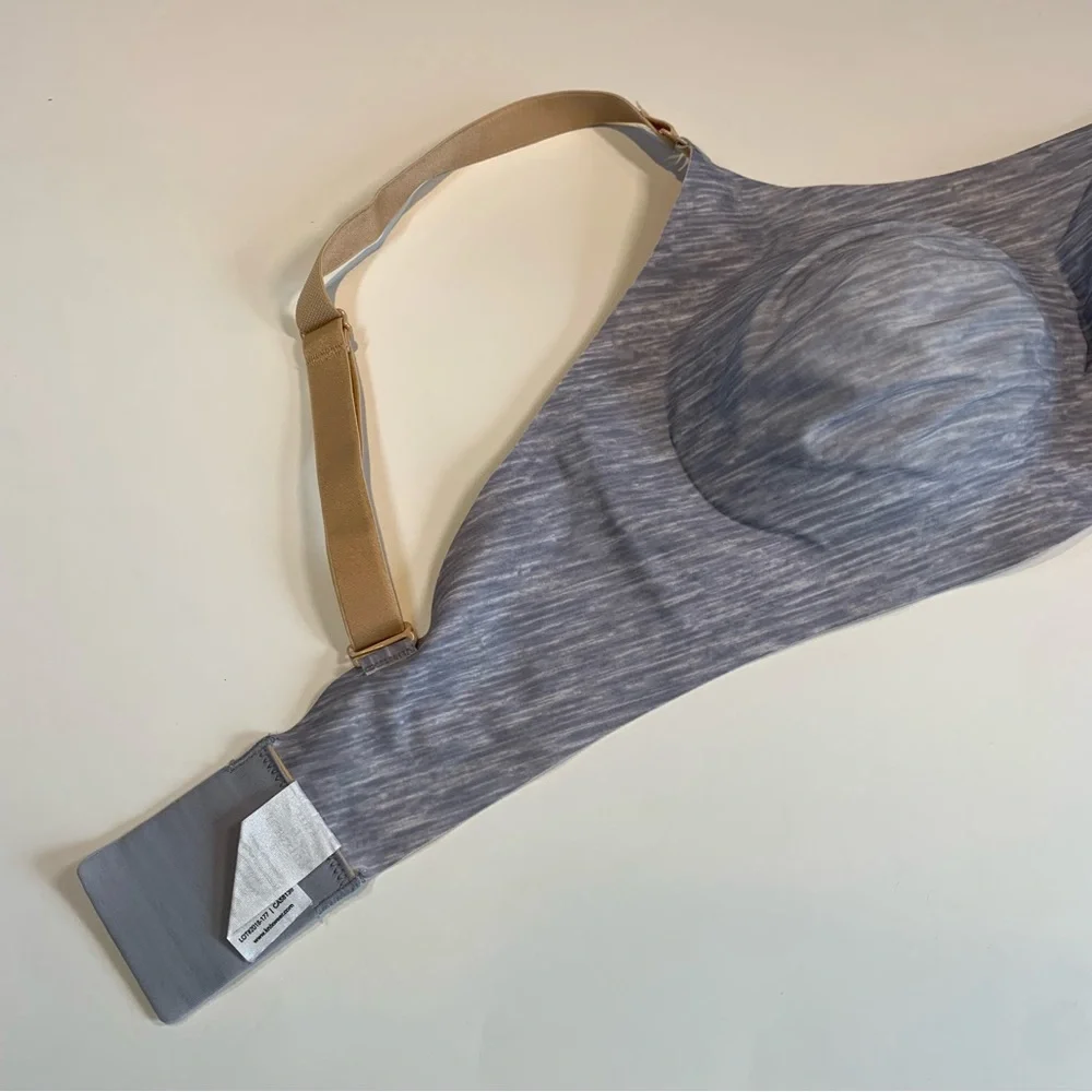 Size 6 Knix reversible nude and blue padded evolution bra - Picture 9 of 14